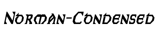 Norman-Condensed Font Image
