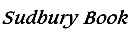 Sudbury Book Font Image