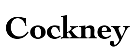 Cockney Font Image