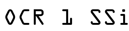 OCR 1 SSi