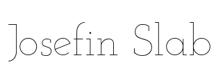 Josefin Slab Font Image