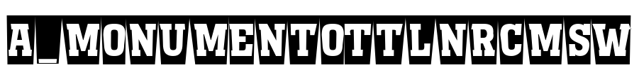 a_MonumentoTtlNrCmSw Font Image