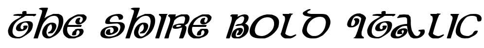 The Shire Bold Italic