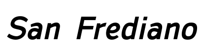 San Frediano Font Image