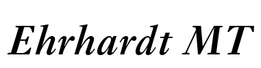 Ehrhardt MT Font Image