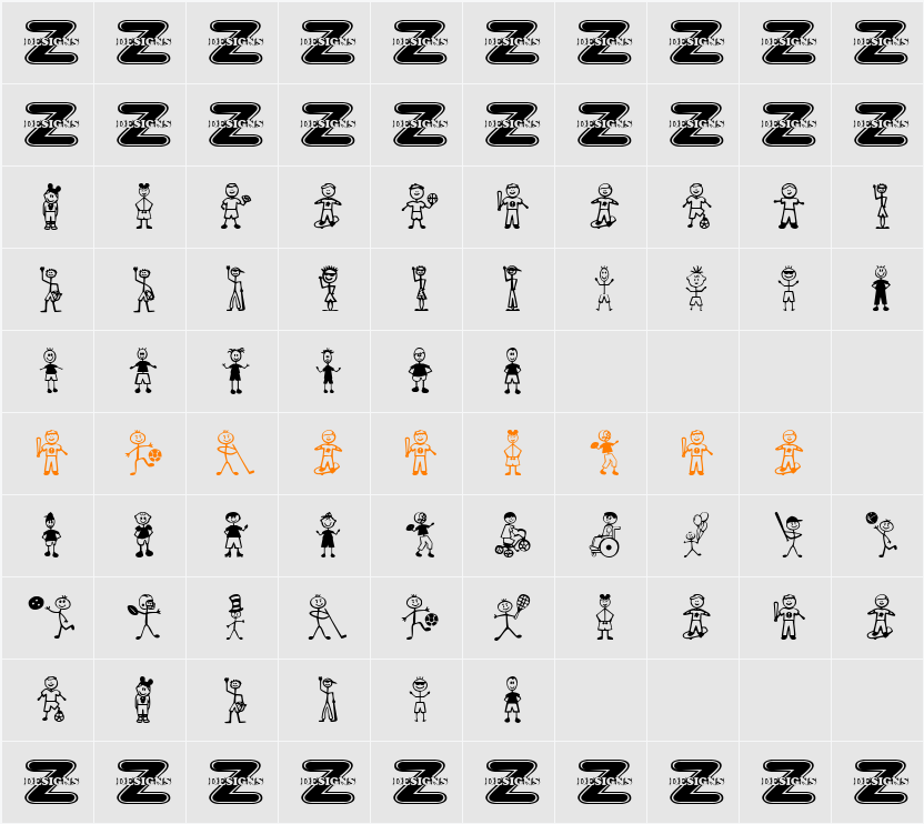 Boy Characters Character Map