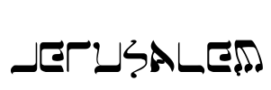 Jerusalem Font Image