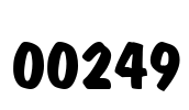 00249 Font Image