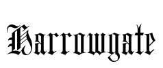 Harrowgate Font Image