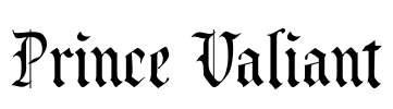 Prince Valiant Font Image