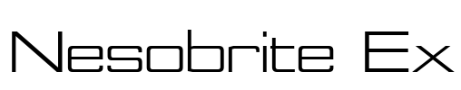 Nesobrite Ex Font Image