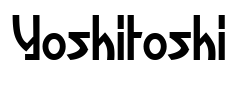 Yoshitoshi Font Image