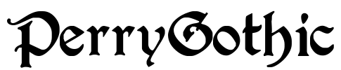 PerryGothic Font Image