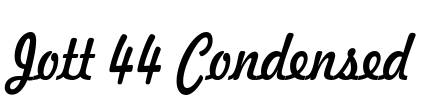 Jott 44 Condensed