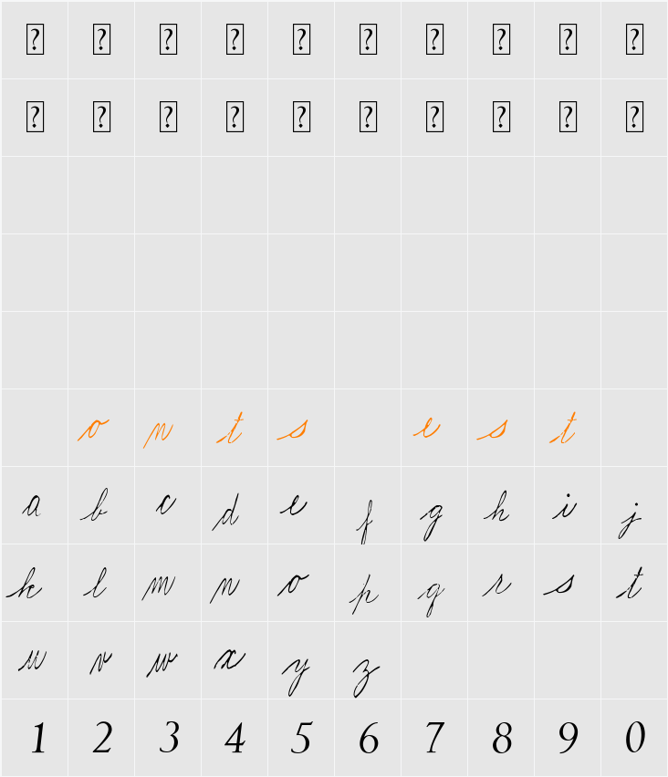 Journaling by Marta van Eck Character Map
