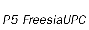 P5 FreesiaUPC Font Image