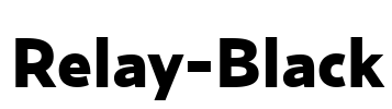 Relay-Black Font Image
