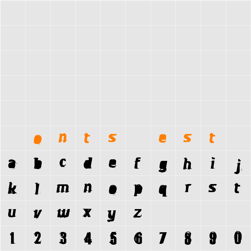 OverBored Character Map