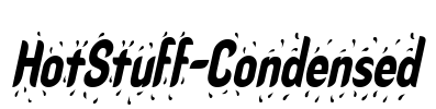 HotStuff-Condensed Font Image
