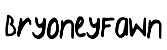 BryoneyFawn Font Image