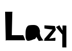 Lazy Font Image