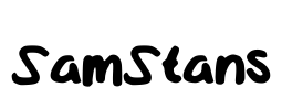 SamStans Font Image