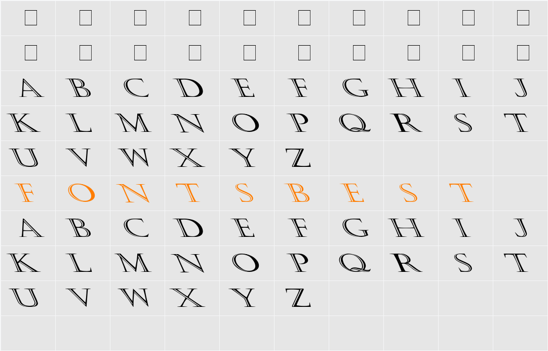 Kastellar Wd Expressed Left Character Map