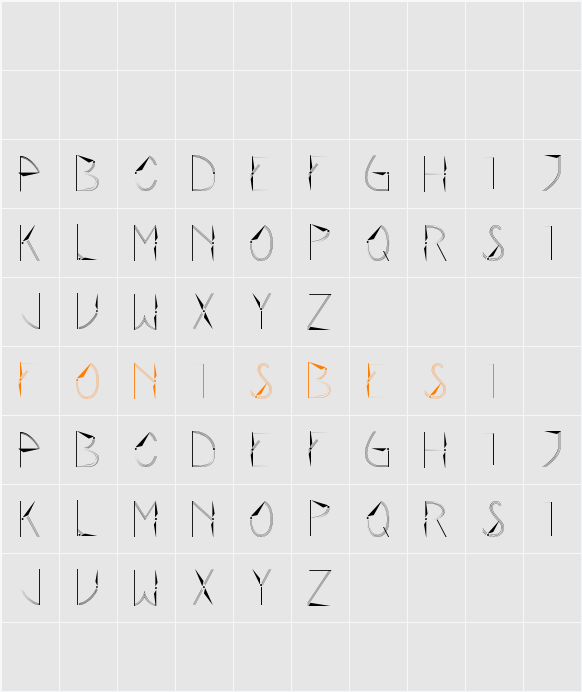 Rotor Character Map