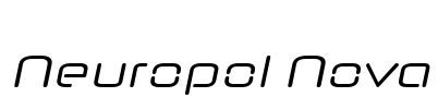 Neuropol Nova Font Image