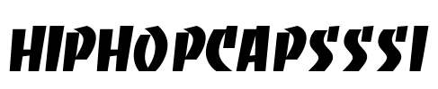 HipHopCapsSSi Font Image