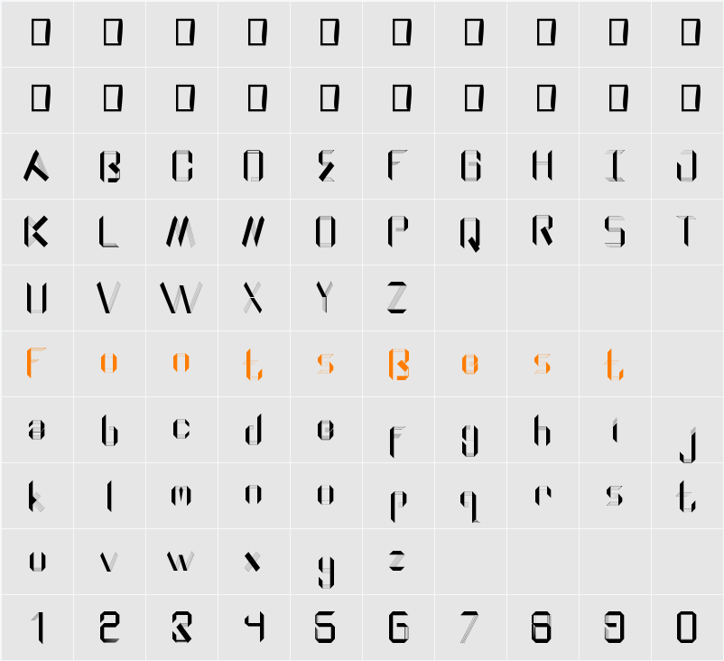 Rodriguez_GeometricPaper Character Map