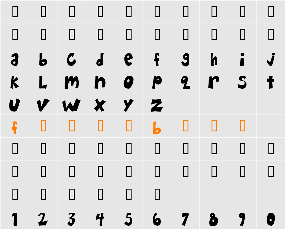 Happy Hero Character Map