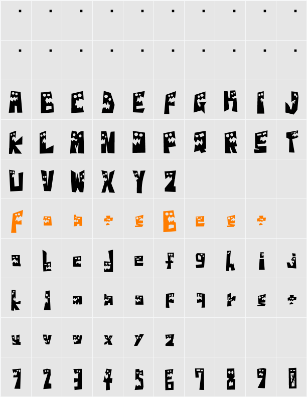GKZ-GAZI Character Map