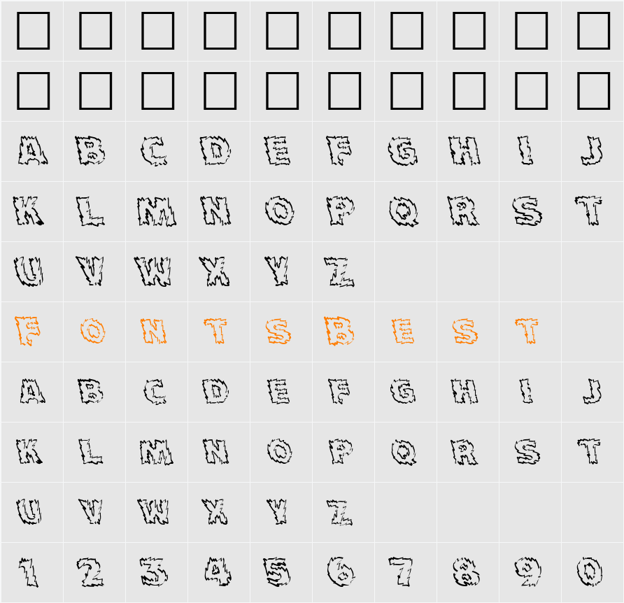 July Fourth Character Map