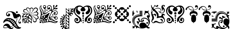 BordersOneSSK Font Image