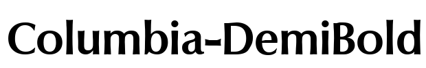 Columbia-DemiBold