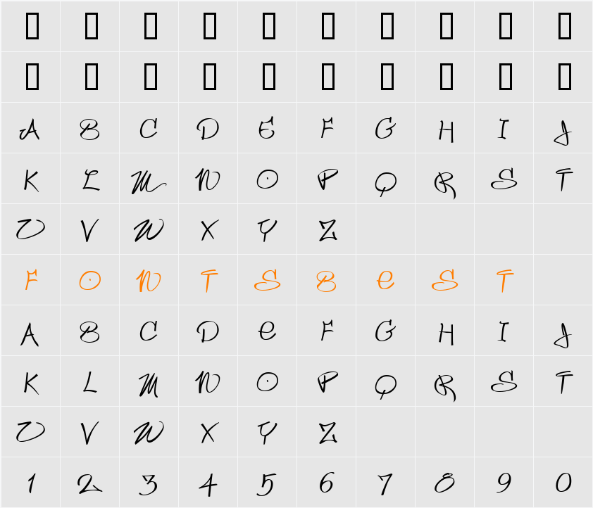 Wildstyle Character Map