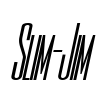 Slim-Jim Font Image