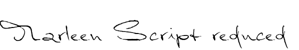 Marleen Script reduced