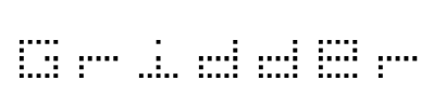 Gridder Font Image