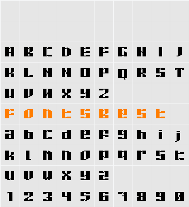 Piloton Character Map