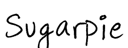 Sugarpie Font Image