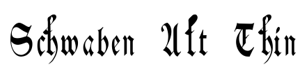Schwaben Alt Thin