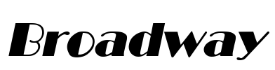 Broadway Font Image