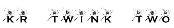 KR Twink Two Font Image