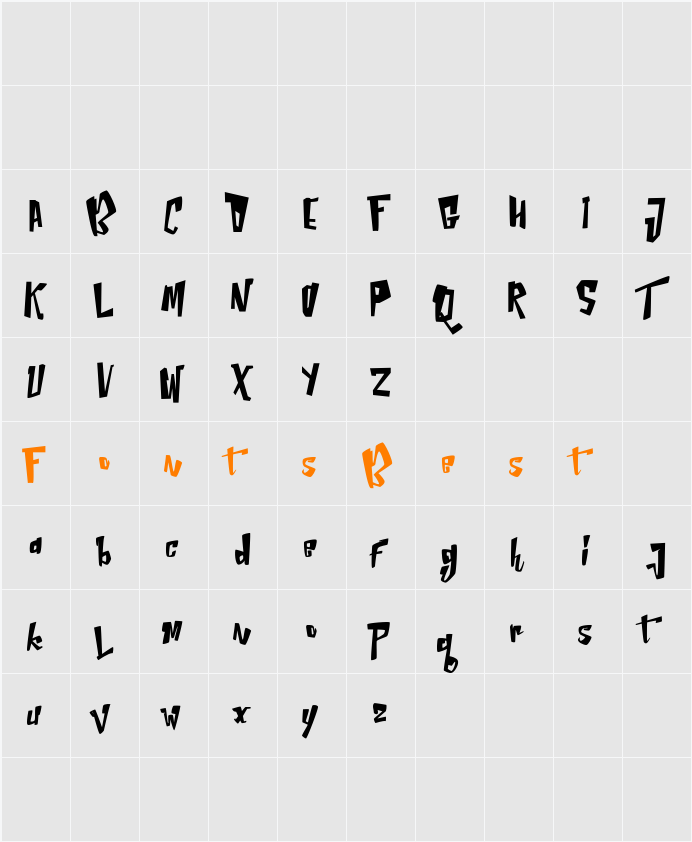 Neptern Character Map
