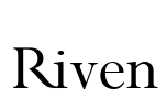 Riven Font Image