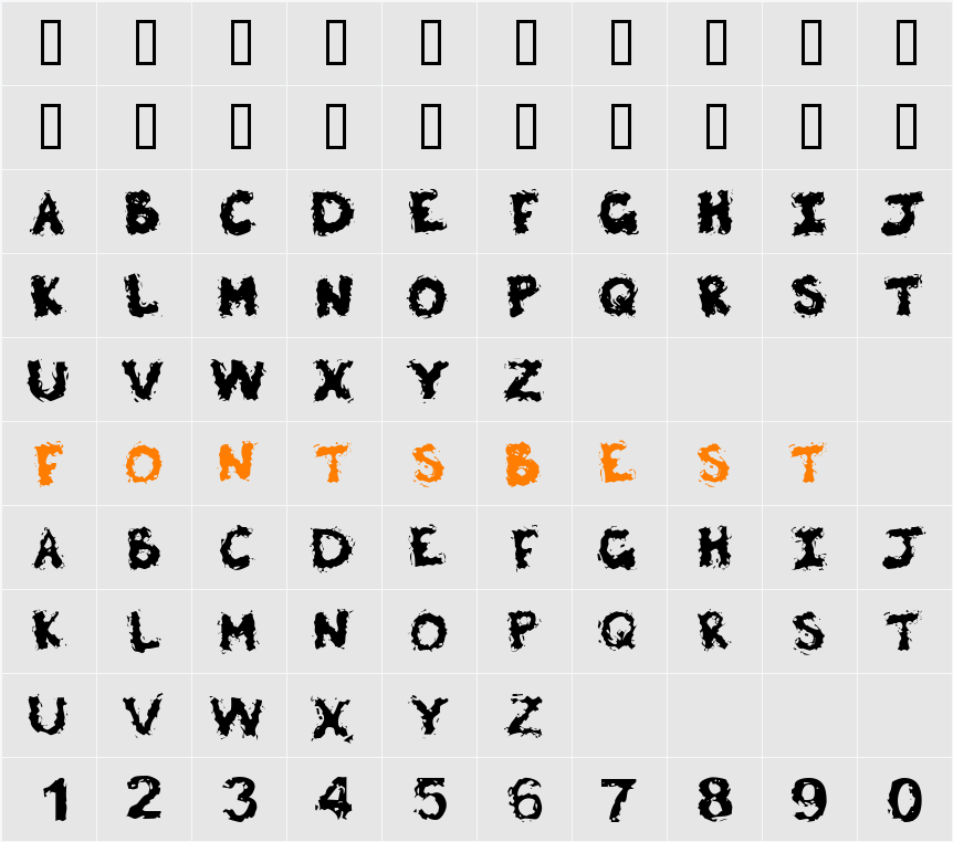 Poltergiest Character Map
