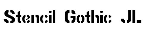 Stencil Gothic JL