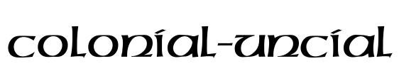 Colonial-Uncial